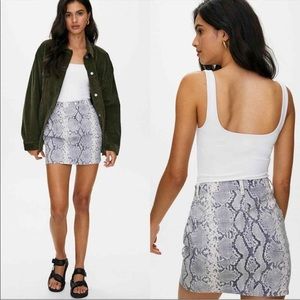 Wilfred Free Snake Pattern Skirt